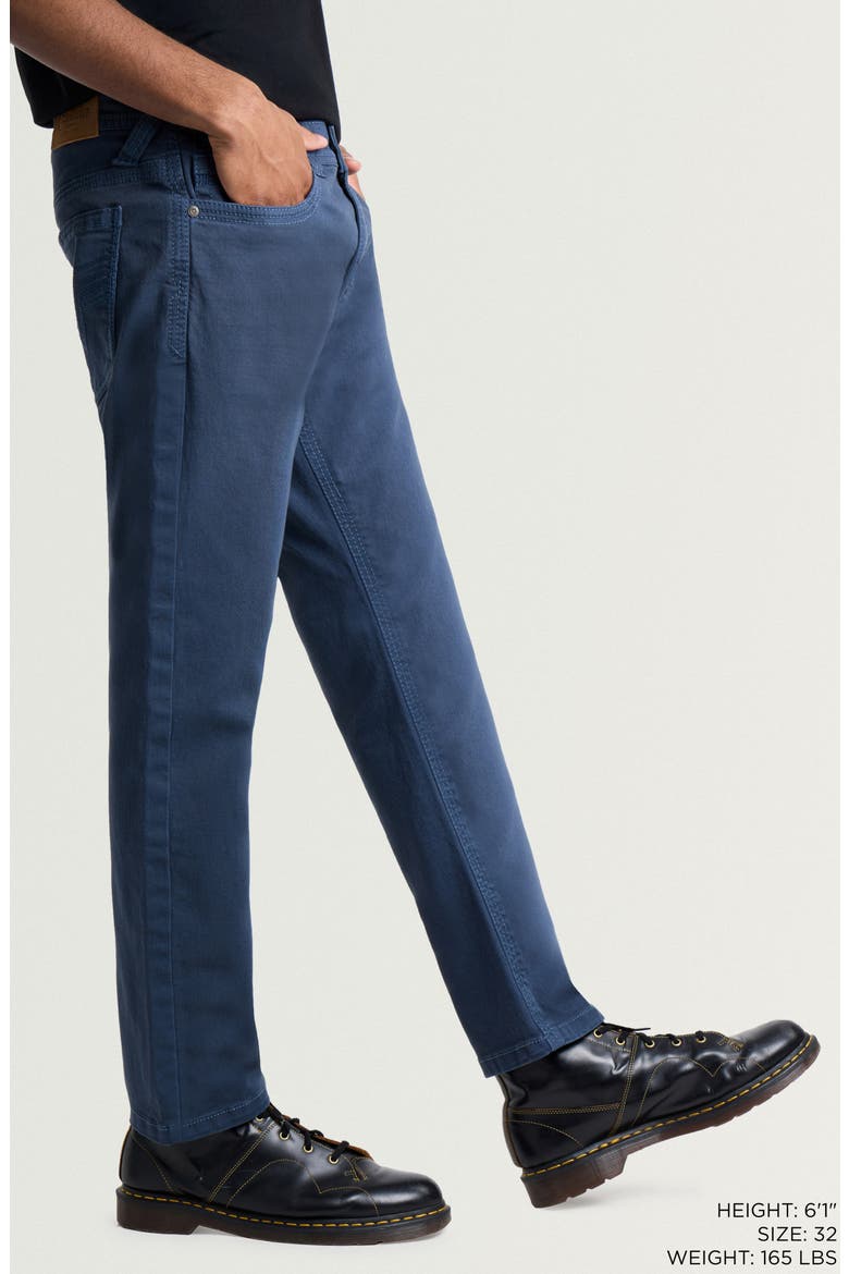 Saddle Stitch Slim Fit Jeans, Alternate, color, BLUE