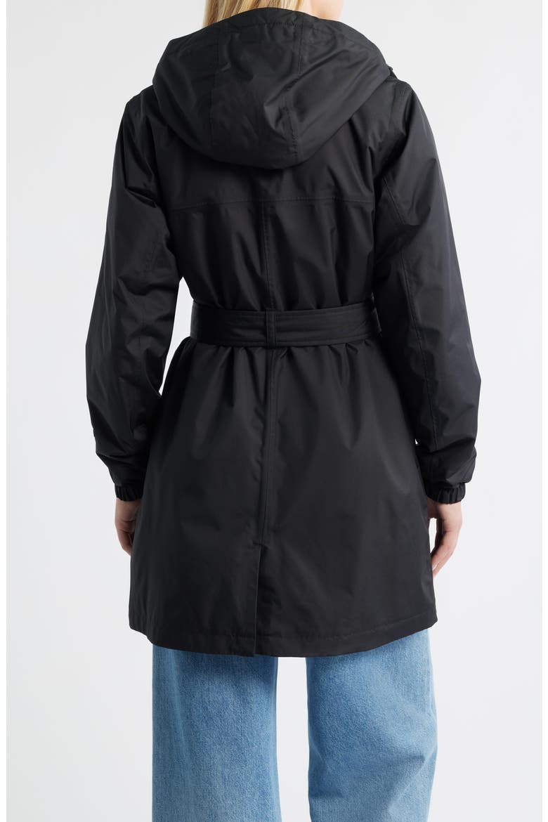 Classic Insulated Trench Coat, Alternate, color, BLACK