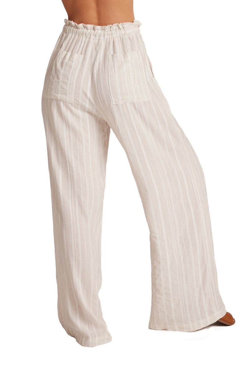 Bella Dahl Paperbag Waist Wide Leg Pants, Alternate, color, 