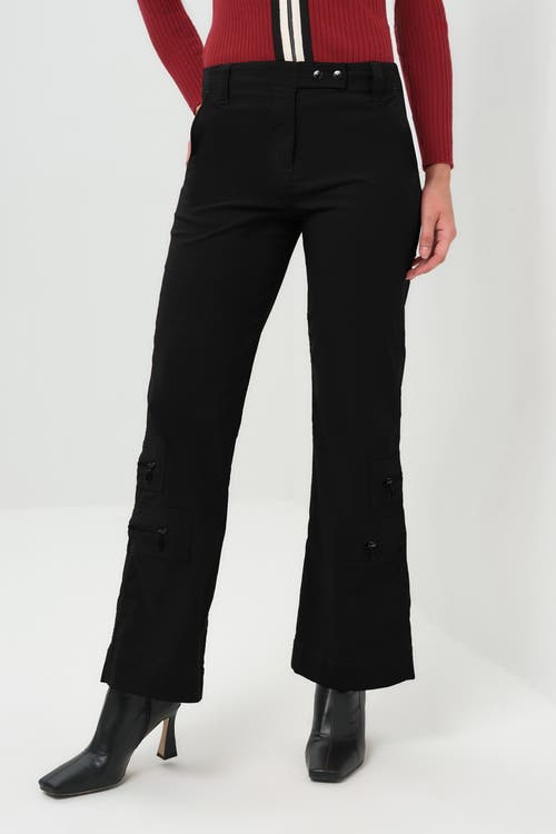 Anatomie Madonna Mid Weight Wide Leg Pant In Black