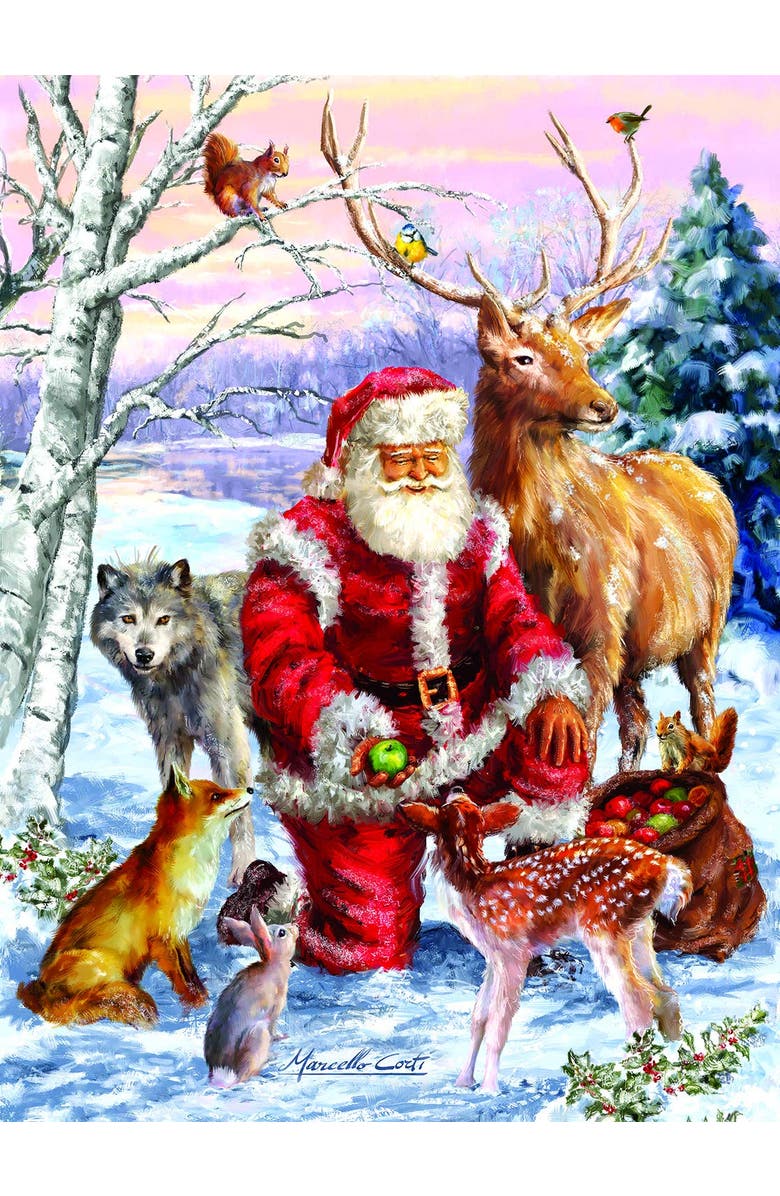 Sunsout Santa's Menagerie 1000 piece Jigsaw Puzzle for Adults, Alternate, color, Multicolor