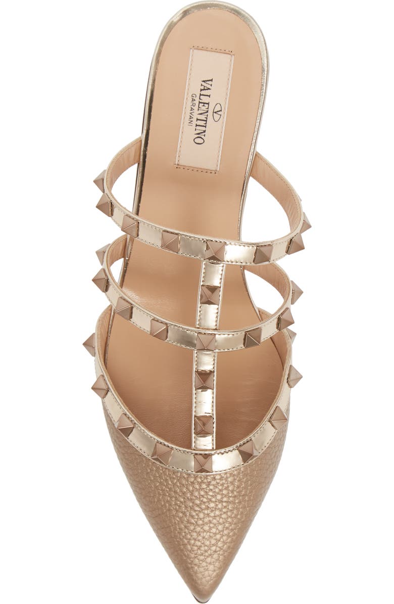 Valentino Garavani Rockstud Pointed Toe Mule, Alternate, color,