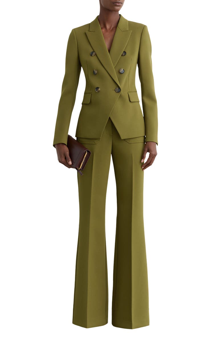 Reiss Priya Double Breasted Blazer, Alternate, color, Chartreuse Green