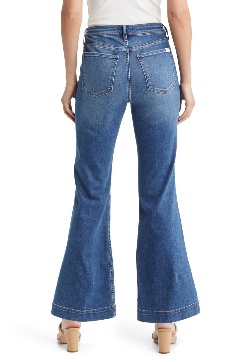 Patch Pocket Flare Trouser Jeans, Alternate, color, BRYNN