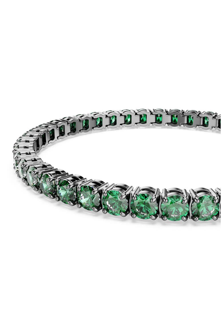 Matrix Tennis Bracelet, Alternate, color, GREEN