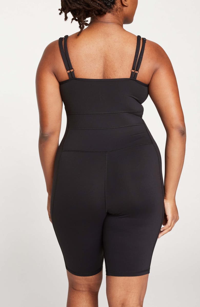 Universal Standard Next to Naked Bodyshort, Alternate, color, Black