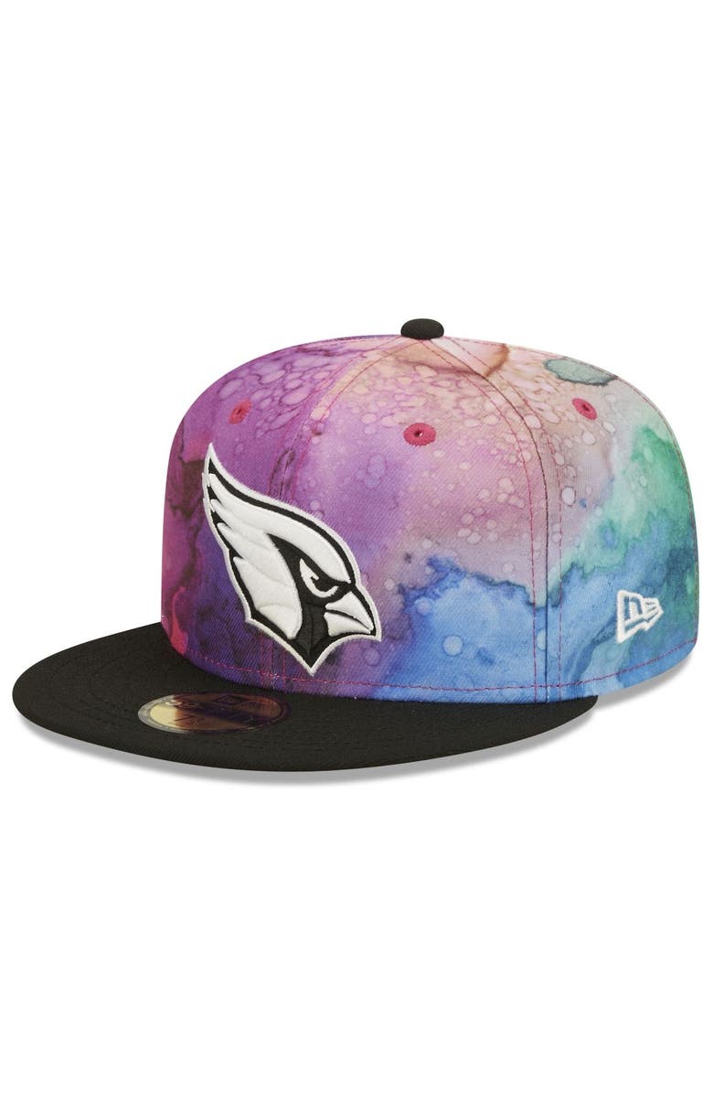 New Era Men's New Era Pink/Black Arizona Cardinals 2022 NFL Crucial Catch 59FIFTY Fitted Hat, Alternate, color, 