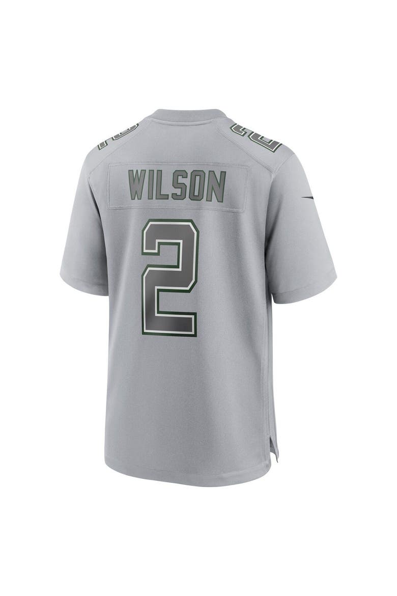 Men's Nike Zach Wilson Gray New York Jets Atmosphere Fashion Game Jersey, Alternate, color, Gray