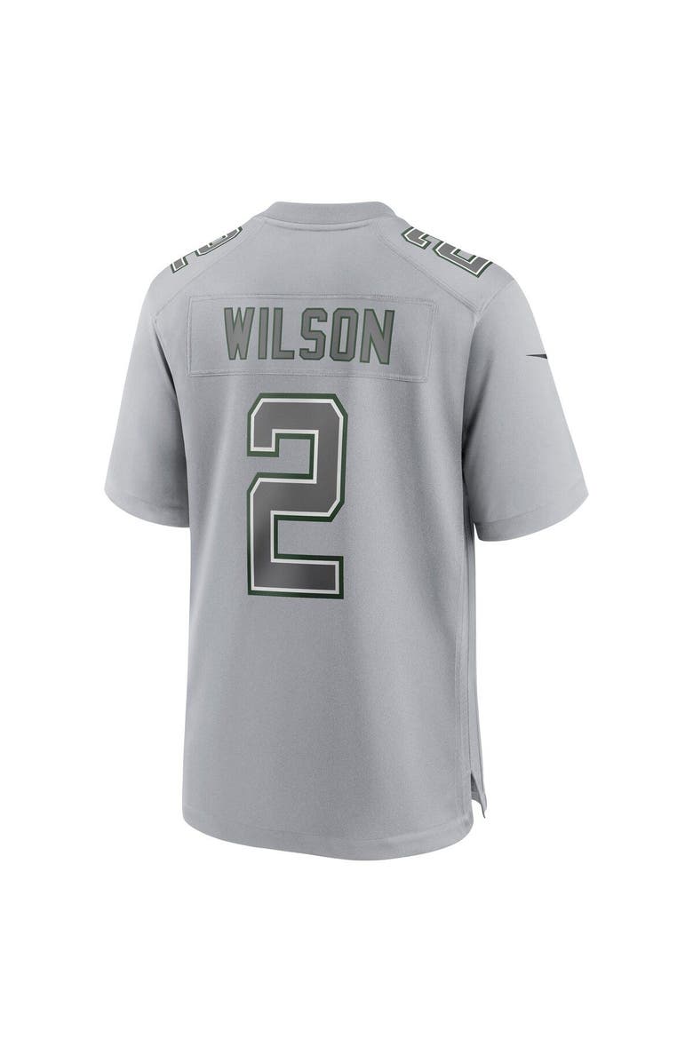 Nike Men's Nike Zach Wilson Gray New York Jets Atmosphere Fashion Game Jersey, Alternate, color, 
