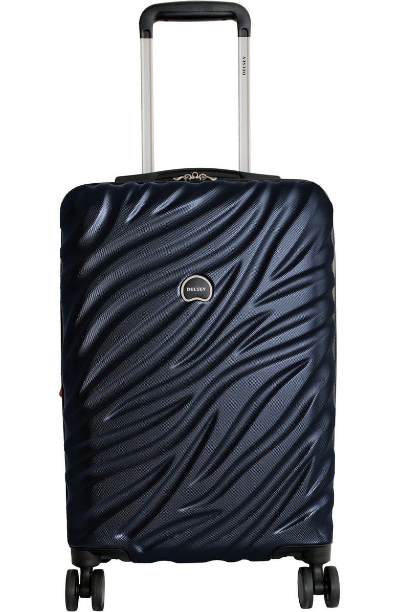 Delsey Paris Alexis Hardside 2-Piece (21"/25") Expandable Spinner Luggage Set, Alternate, color, Navy