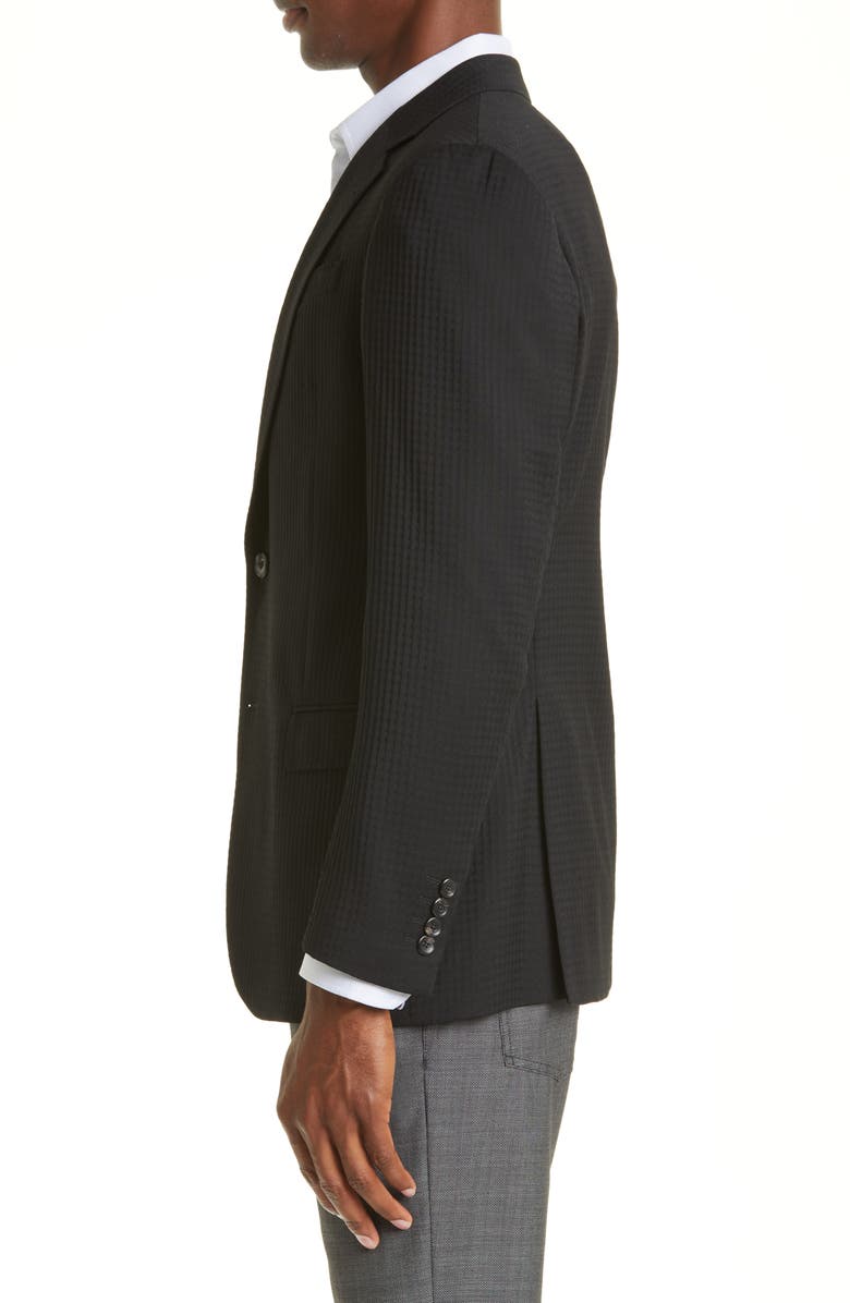 Emporio Armani G-Line Textured Box Stretch Virgin Wool Sport Coat, Alternate, color,