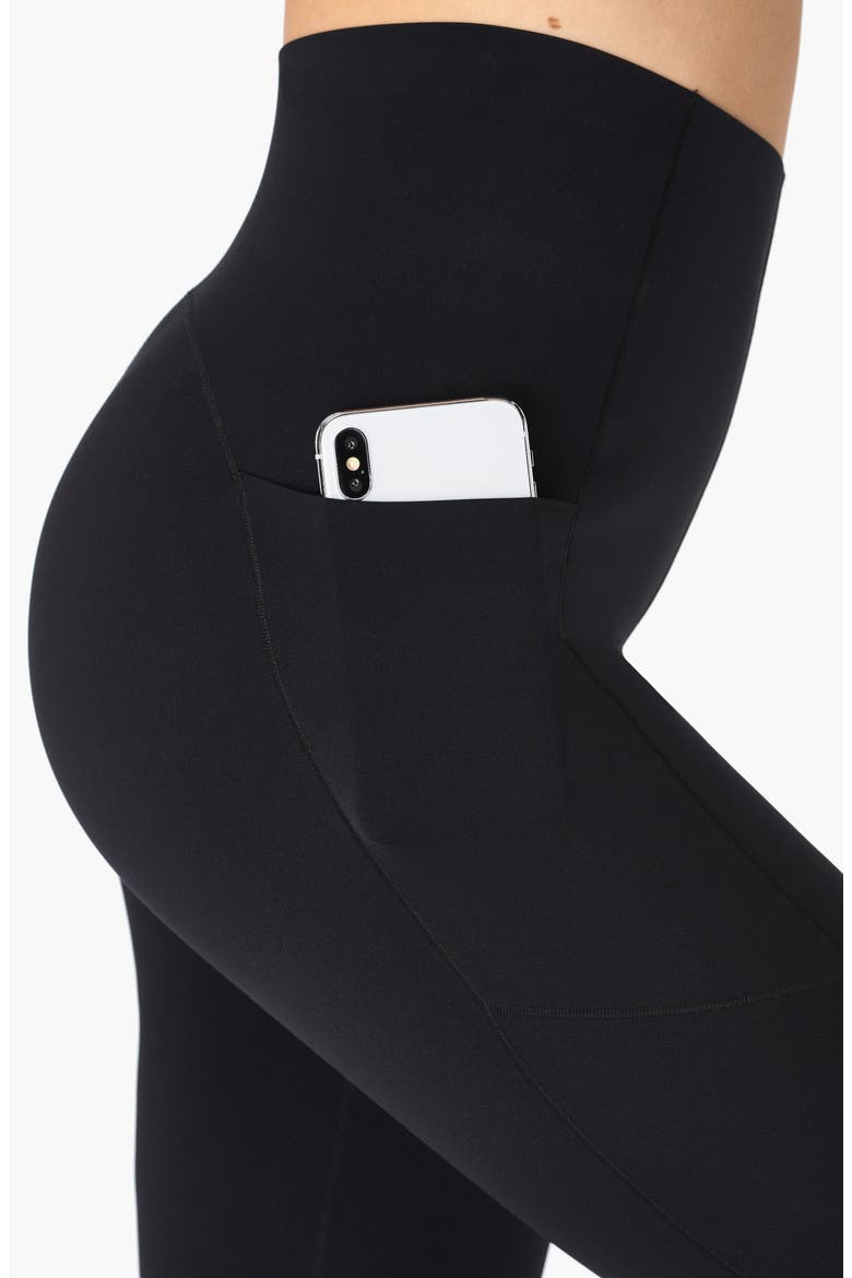 Power High Waist Pocket 7/8 Leggings, Alternate, color, BLACK