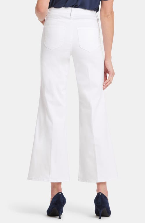 Nydj Mia High Waist Palazzo Jeans In Optic White