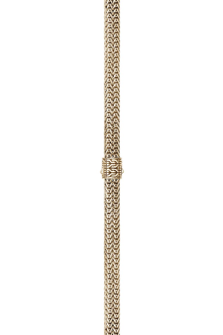 Icon Link Necklace, 14K Gold, Diamonds, Alternate, color, GOLD