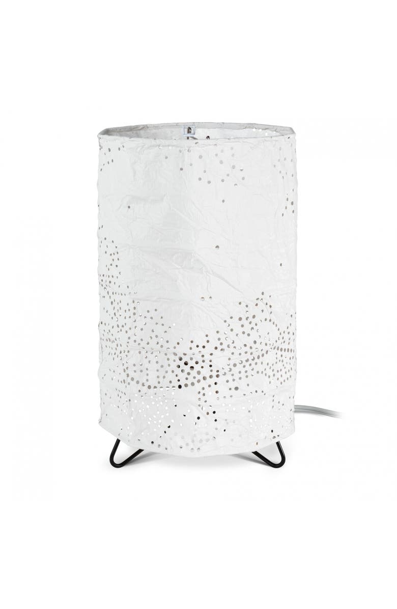 Allsop Home & Garden Soji Stella Solace Cylinder Northwest Table Lamp, Main, color, White