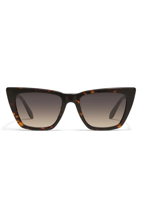 Call The Shots 54mm Gradient Cat Eye Sunglasses