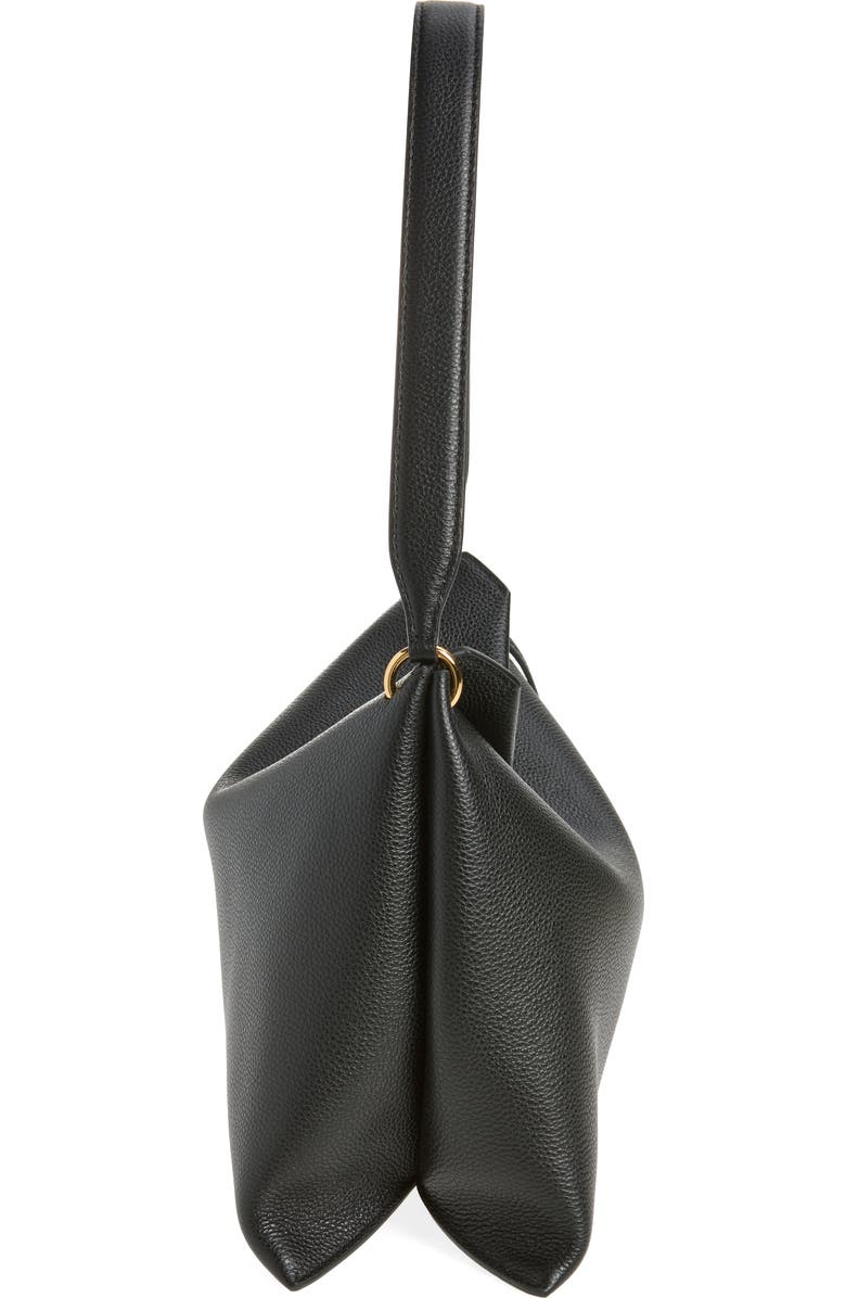Wandler Small Penelope Leather Tote, Alternate, color, Black Crust