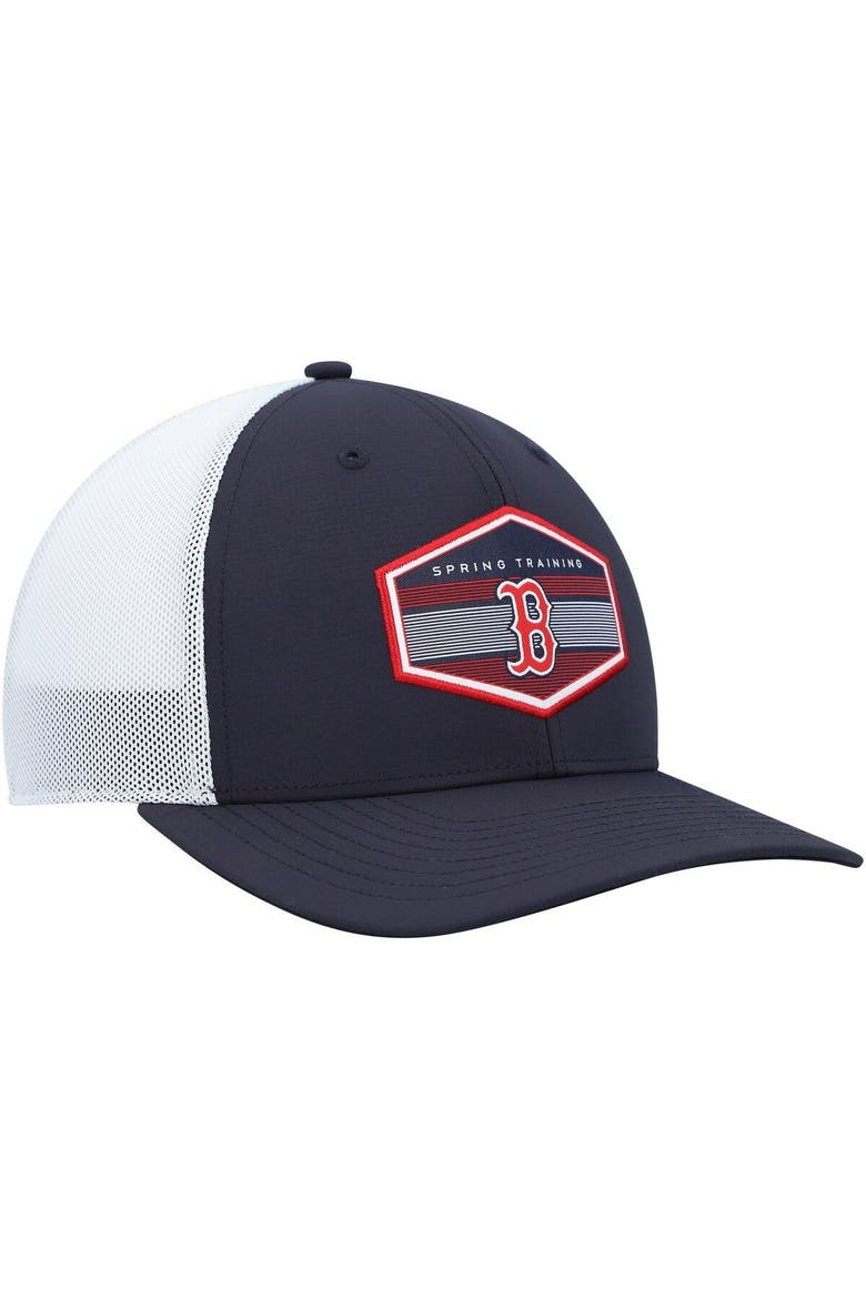 Men's '47 Navy/White Boston Red Sox Spring Training Burgess Trucker Adjustable Hat, Alternate, color, Navy