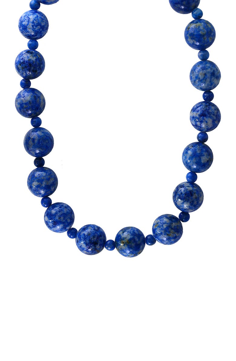 EFFY 14K Yellow Gold Lapis Lazuli Necklace, Main, color,