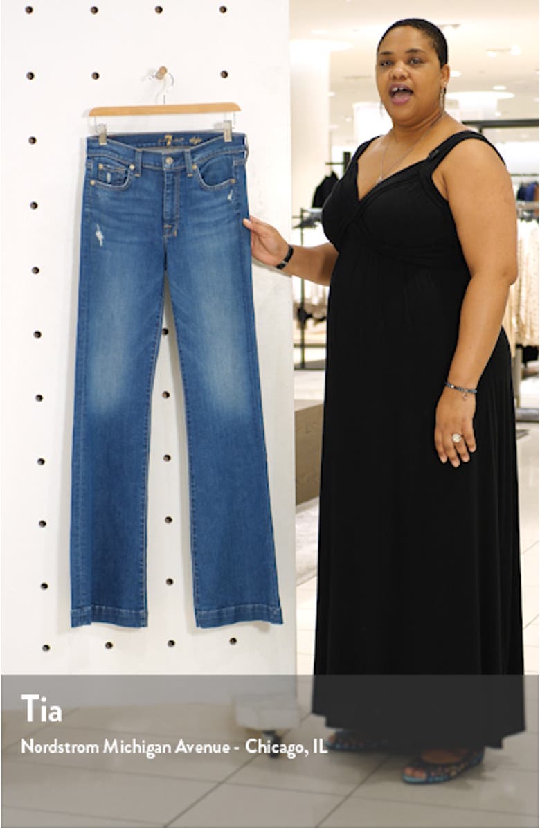 <sup>®</sup> Dojo High Waist Flare Jeans, sales video thumbnail