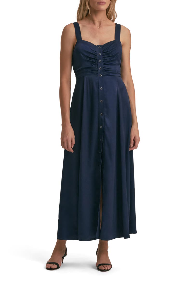 The Paloma Sleeveless Maxi Dress, Main, color, NAVY