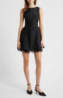 Screenplay Floral Jacquard Cocktail Dress