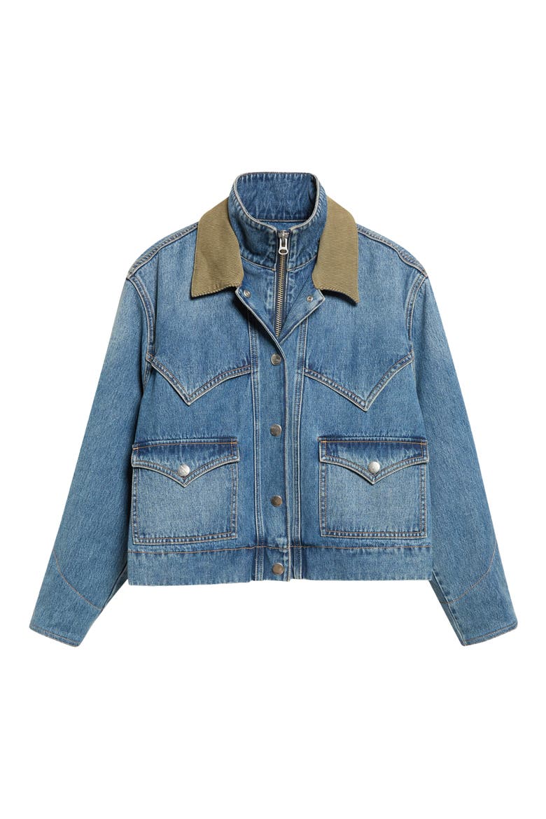 Wegner Denim Jacket, Alternate, color, MEMORY LANE