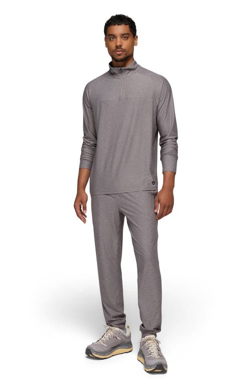Prana Altitude Tracker Performance Quarter Zip In Gray