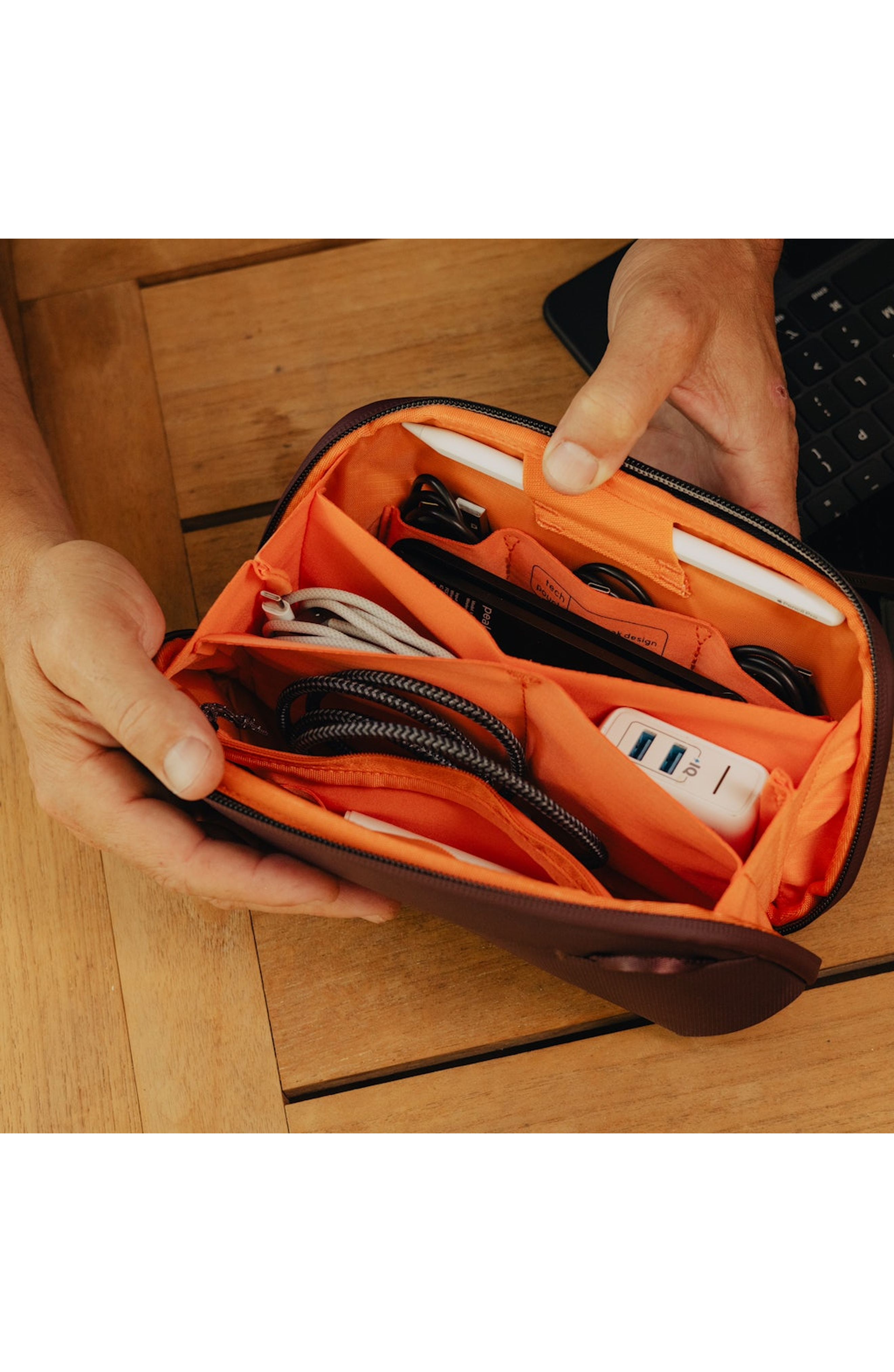 Tech Pouch, Alternate, color, Eclipse