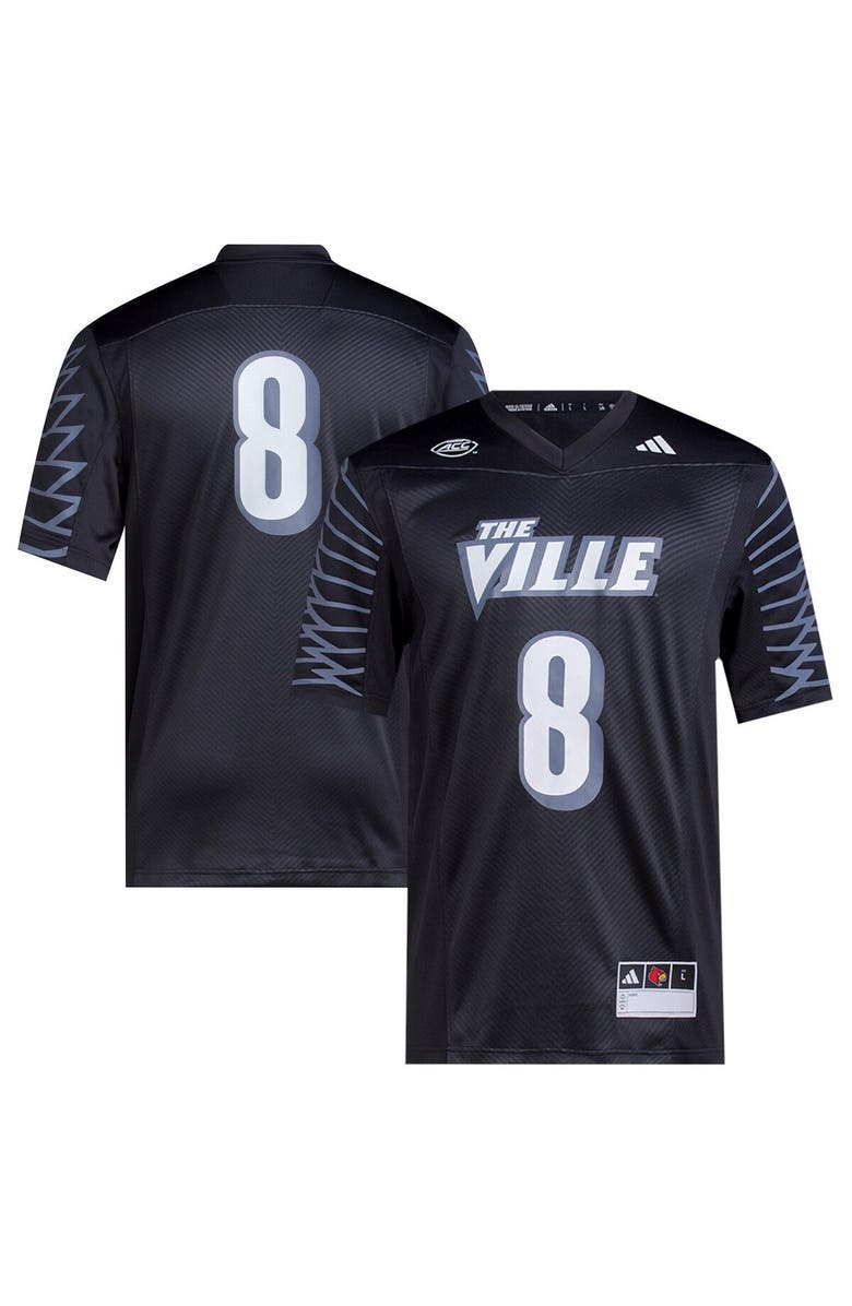 adidas Men's adidas #1 Black Louisville Cardinals 2023 Premier Jersey, Alternate, color, Black