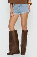 Princess Polly Posse Cutoff Denim Micro Shorts