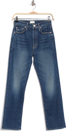 The Huffy Flood High Waist Ripped Straight Leg Jeans