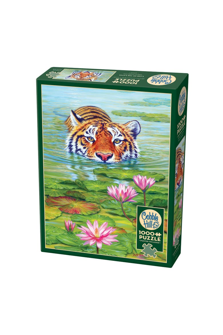 Hill 1000 Piece Puzzle Land Of The Lotus Reference Poster Included, Main, color, Multicolored