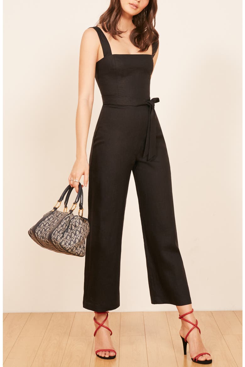 Birch Jumpsuit, Alternate, color, BLACK