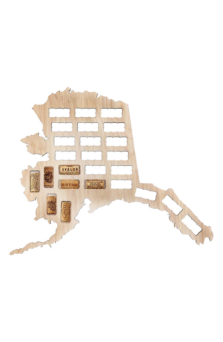 BeerCapTrap State Map Wine Cork Trap, Main, color,