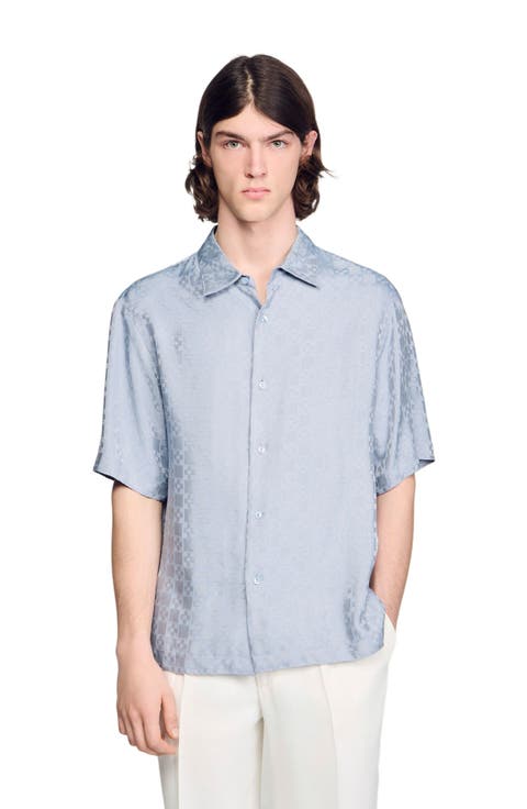Square Cross loose-fit shirt
