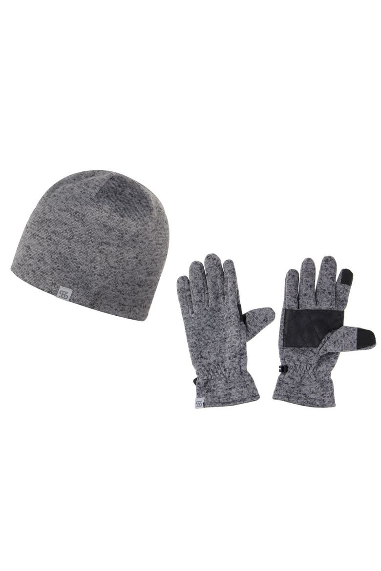 Gila Men's Beanie and Glove Combo, Main, color, Grey