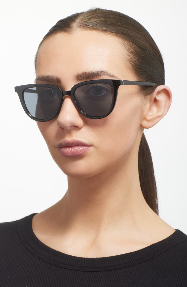 BP. Cat Eye Sunglasses, Alternate, color, Black