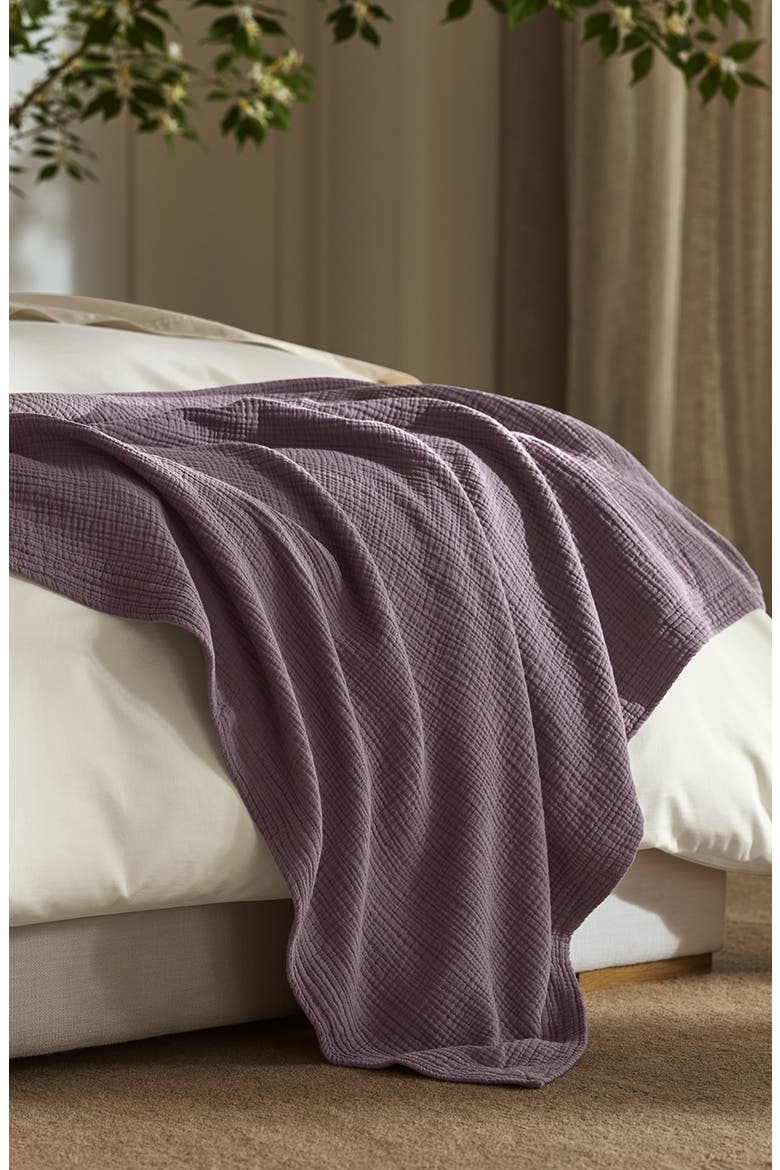 Dream Bed Blanket, Alternate, color, PLUM