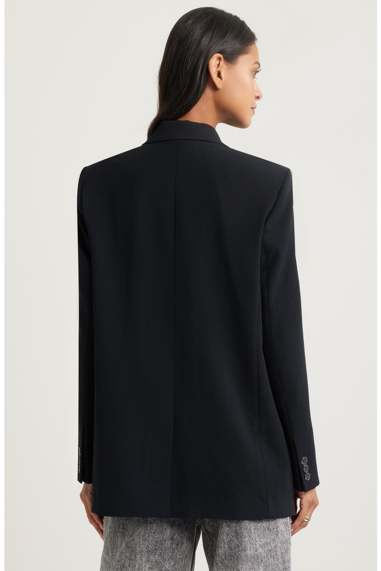The Curator Relaxed Blazer, Alternate, color, BLACK