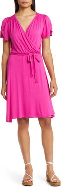 Loveappella Faux Wrap Dress