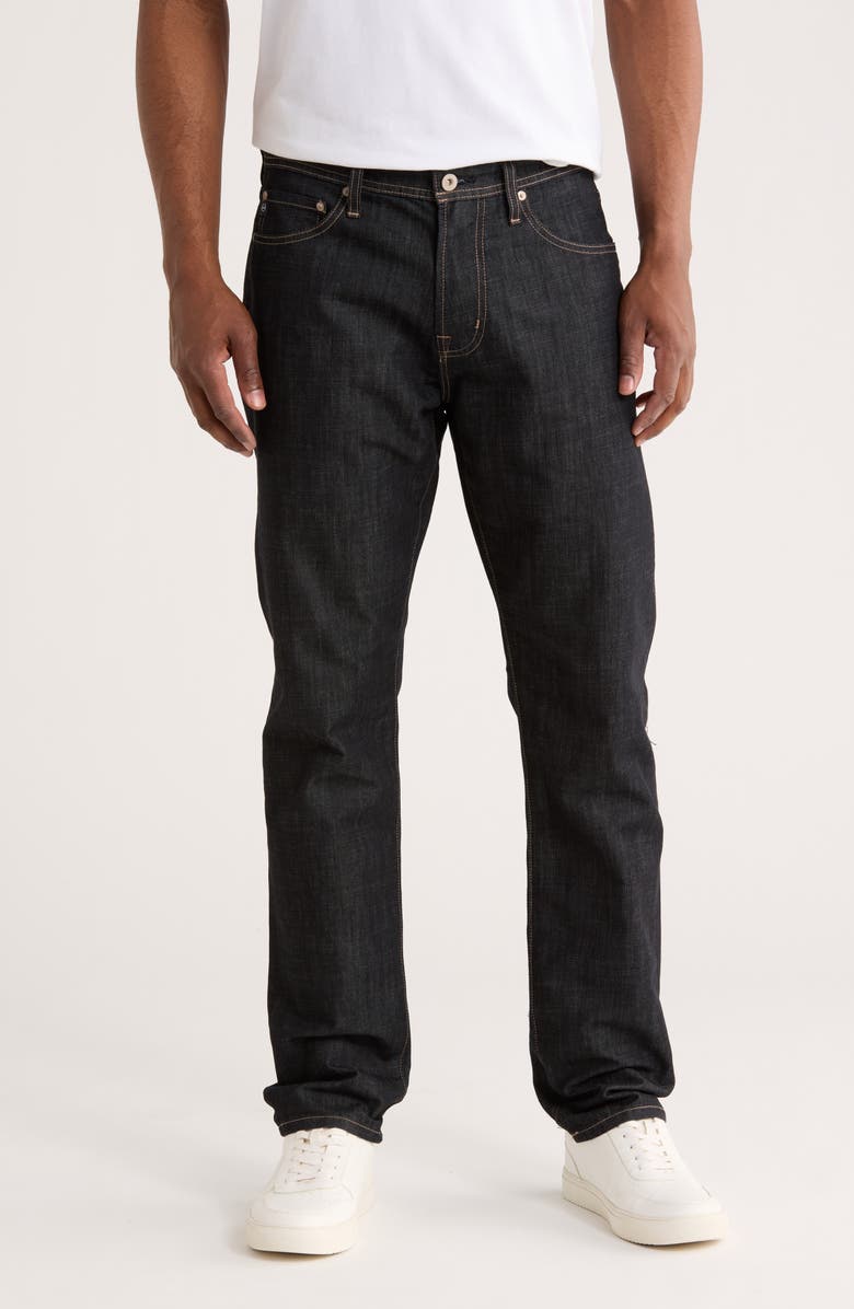 AG Everett Slim Straight Leg Jeans, Main, color, Dark Indigo
