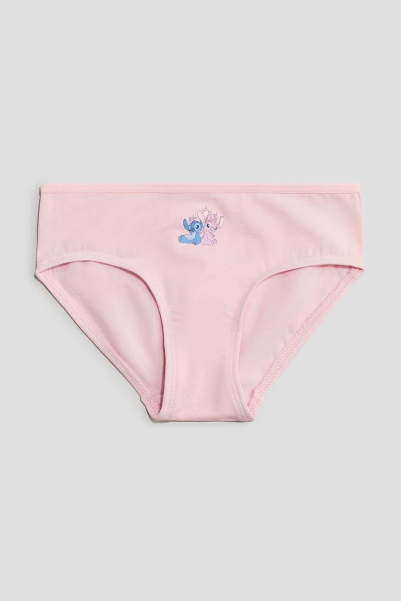 7-pack cotton briefs, Alternate, color, Light pink/Lilo & Stitch