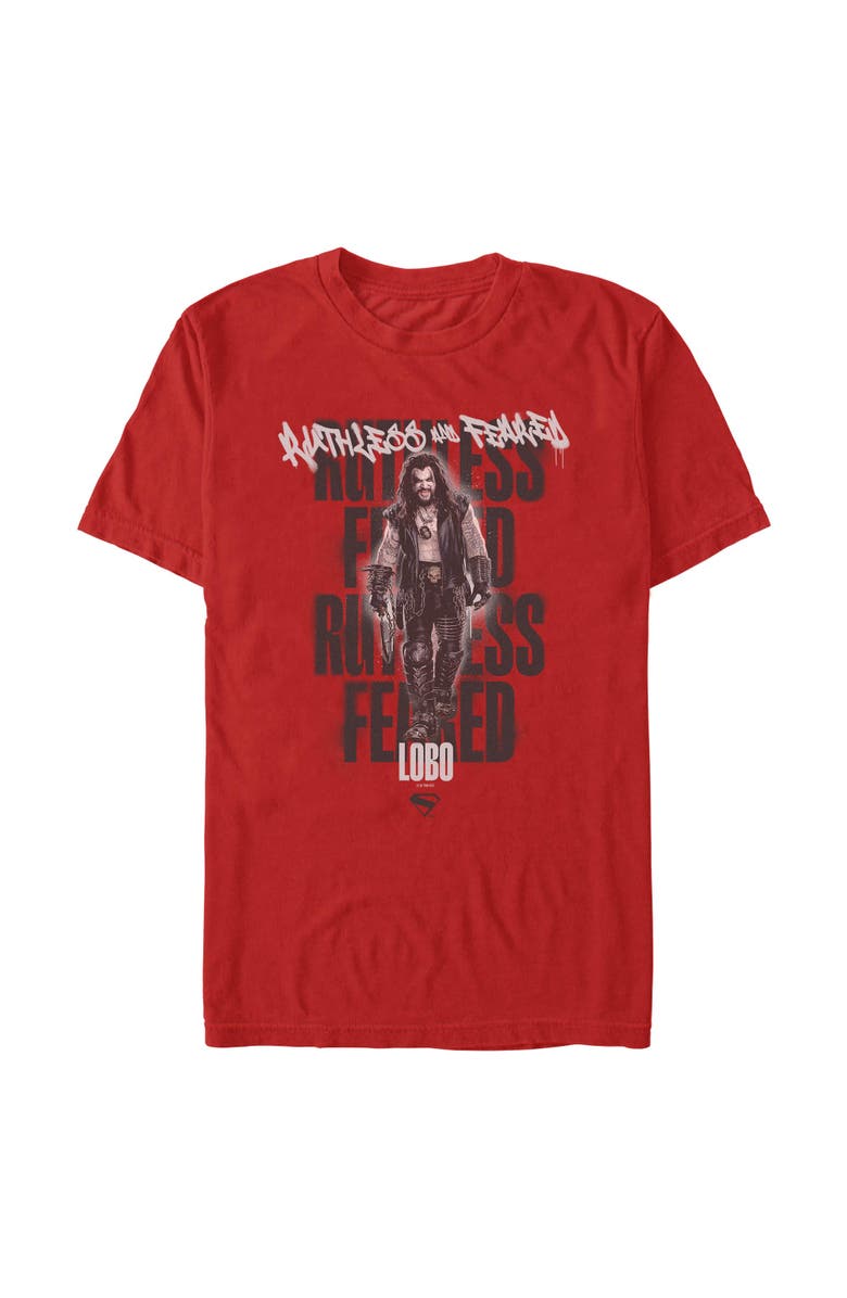 Supergirl Men's Supergirl Ruthless And Feared Lobo Graphic T-Shirt, Main, color, Red