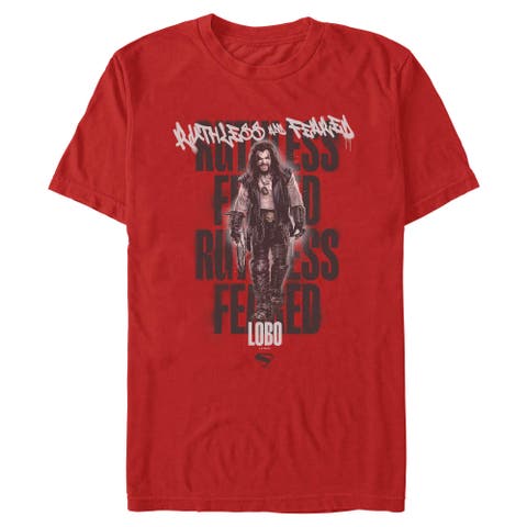 Men's Supergirl Ruthless And Feared Lobo  Graphic T-Shirt