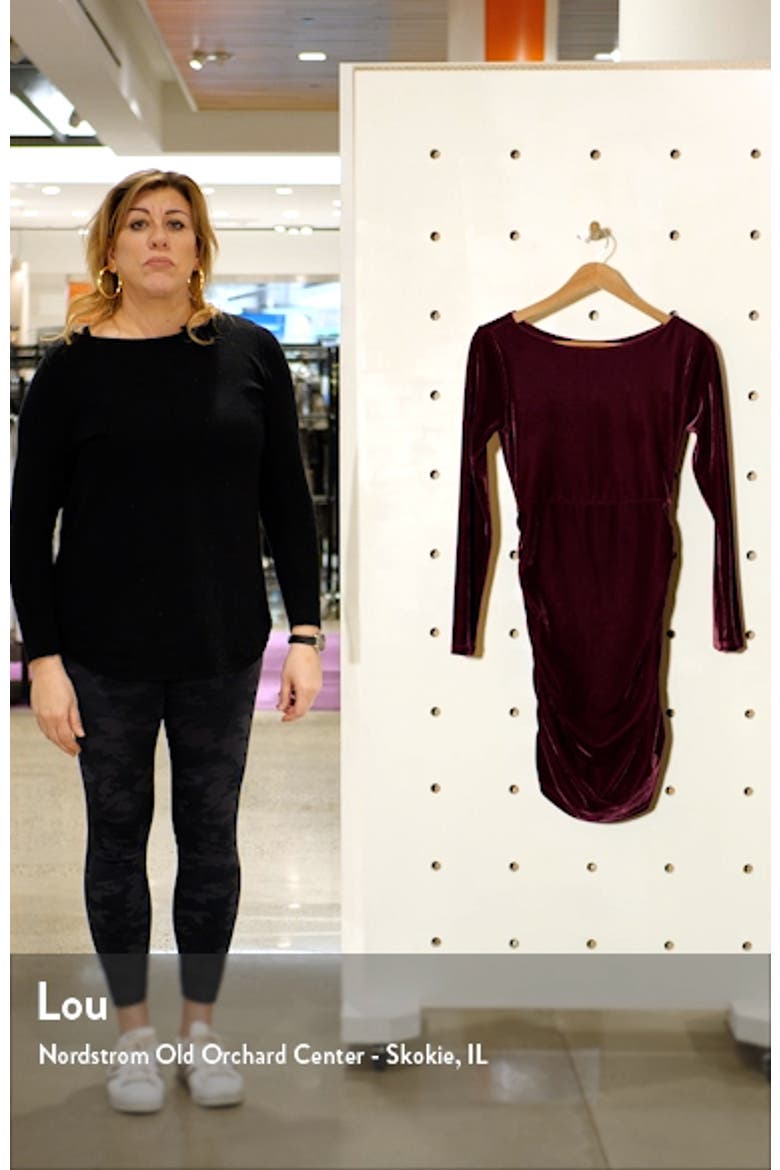 True Heart Velvet Long Sleeve Dress video