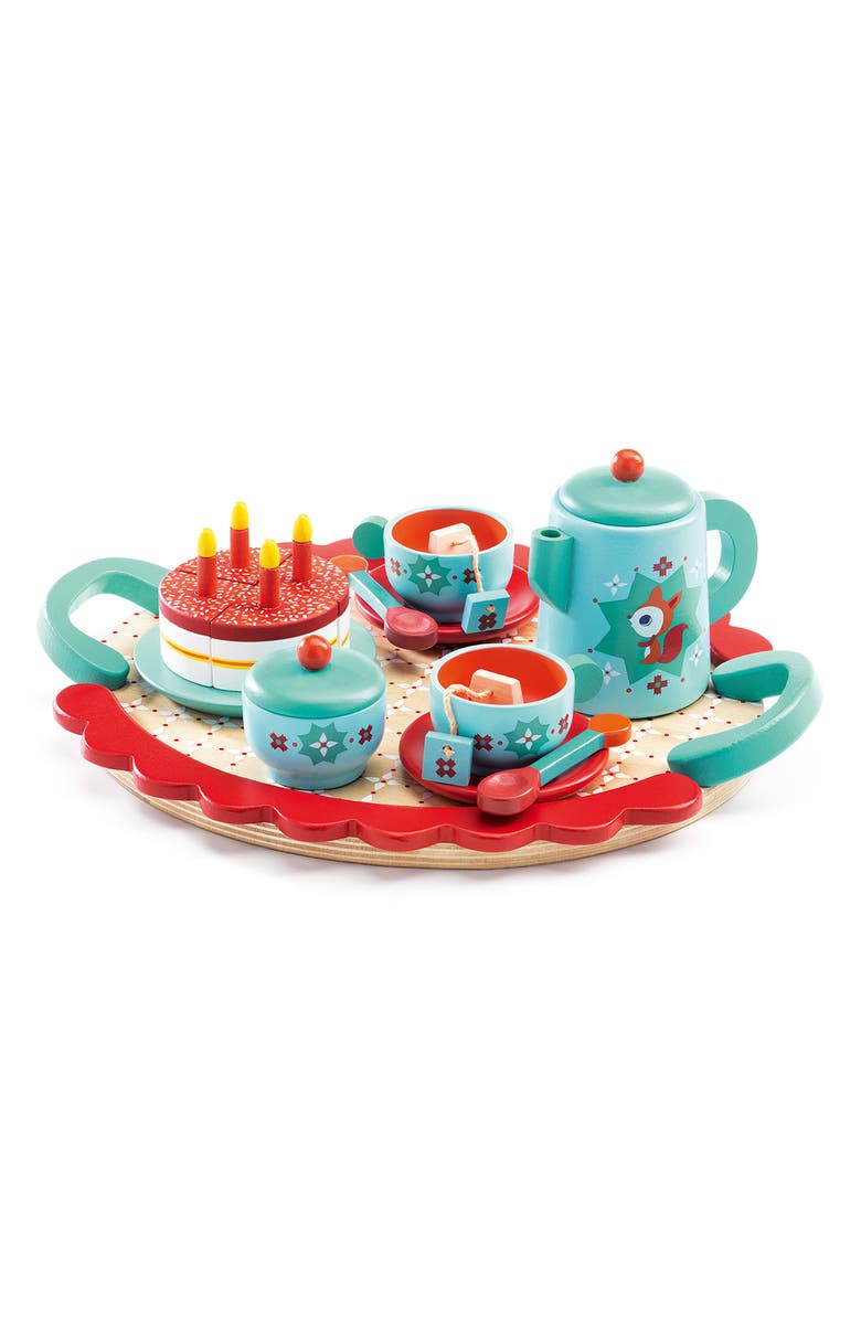 Djeco Fox's Party Playset, Main, color, Multi