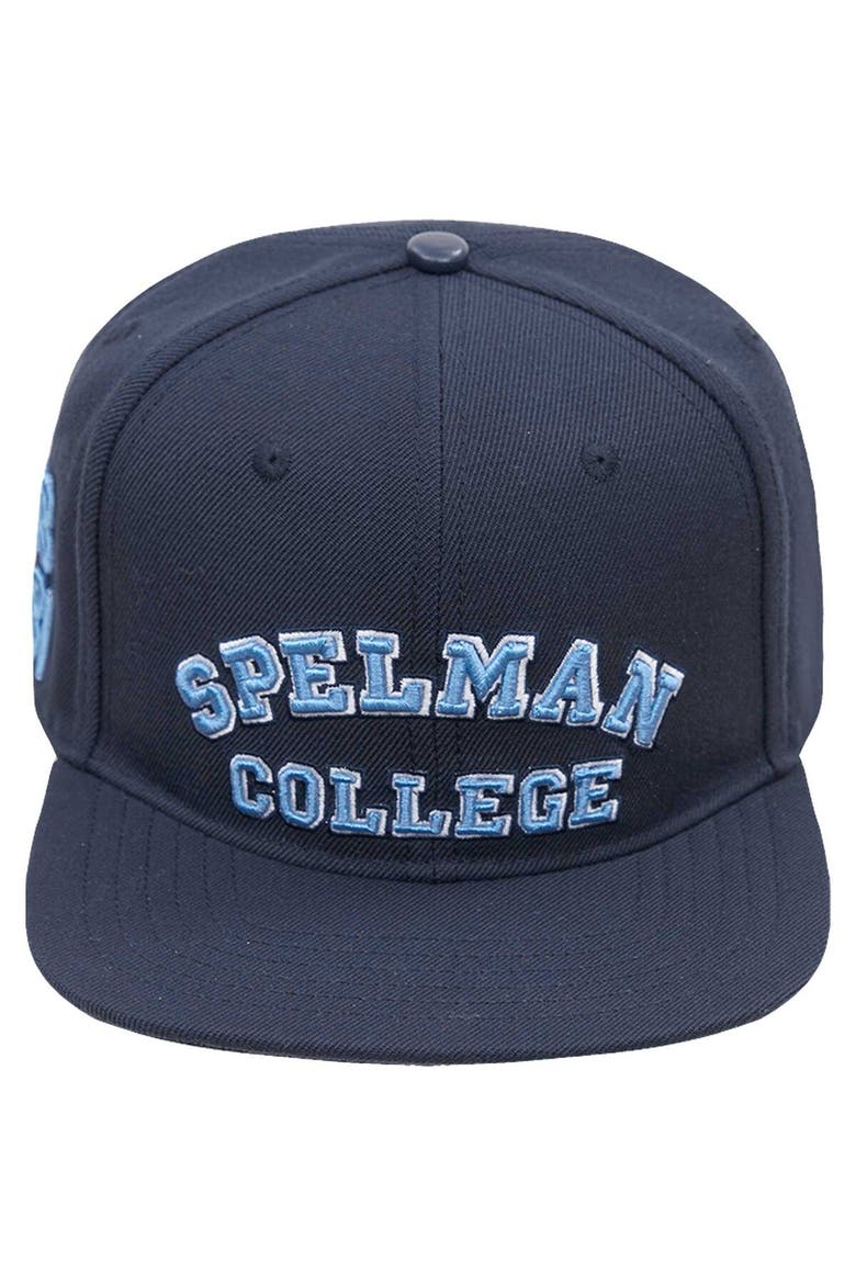Men's Pro Standard  Navy Spelman College Jaguars Evergreen Spelman College Snapback Hat, Alternate, color, Navy