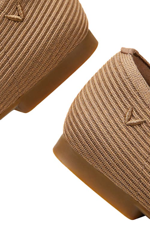 Vivaia Square-toe V-cut Flats In Brown