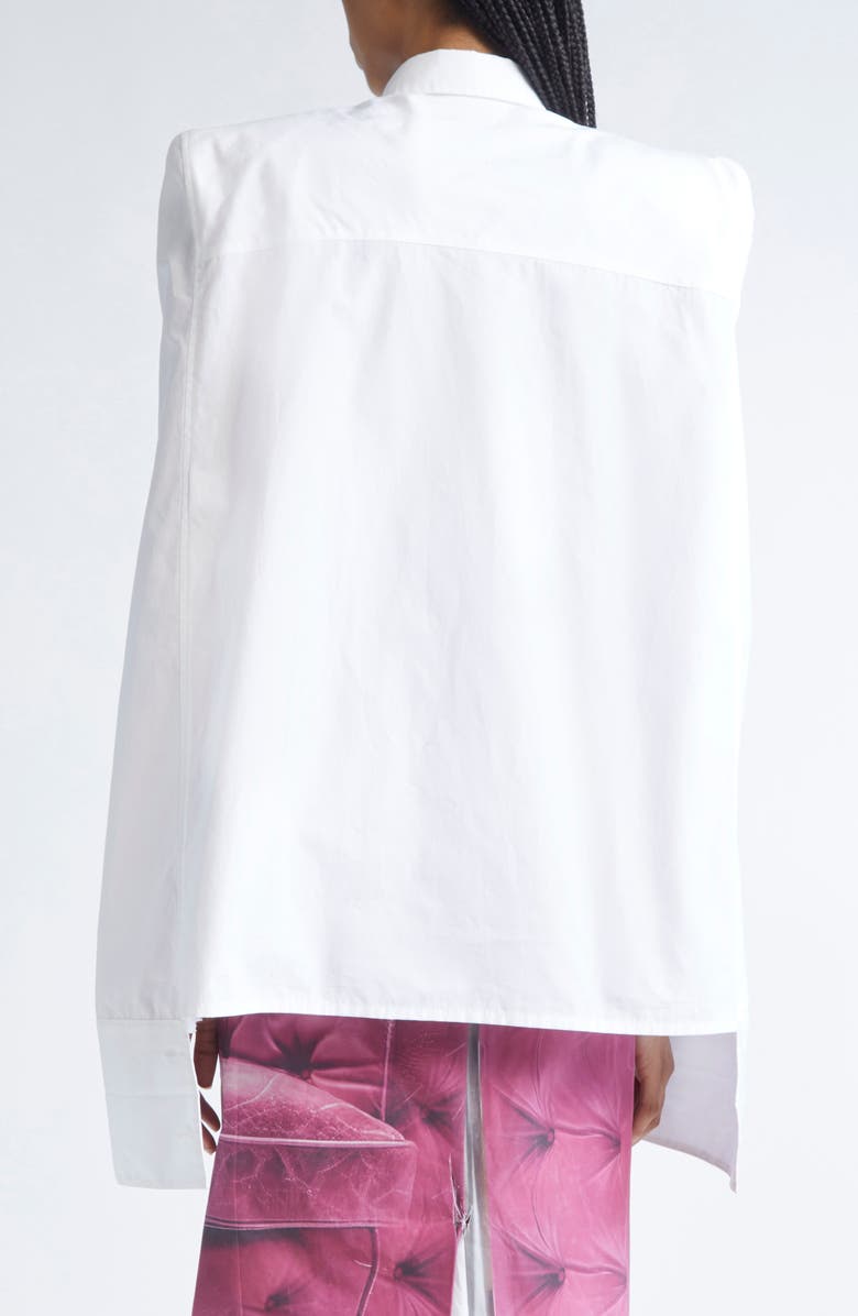 JULIE KEGELS Corbusier Cape Shirt, Alternate, color, White